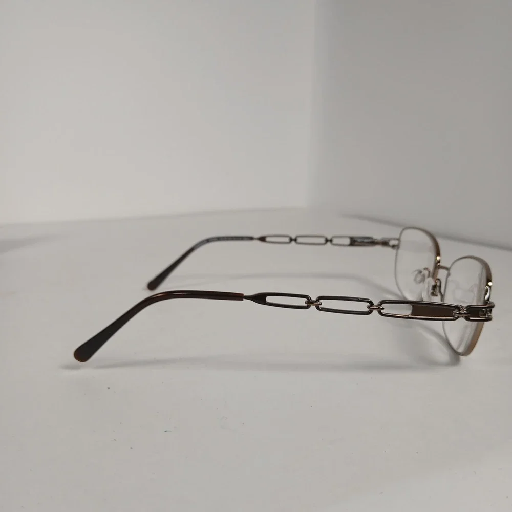 Aristar Charmant AR30800 Color 535 Brown Eyeglass Frames Only 52-16 140mm W/Case